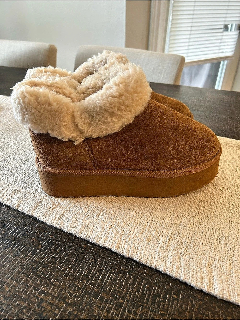 Bearpaw Dreya Platform Slipper Boots